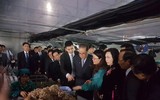 Đoàn đại biểu cấp cao Triều Tiên thăm mô hình trồng hoa lan tại Đan Phượng, Hà Nội